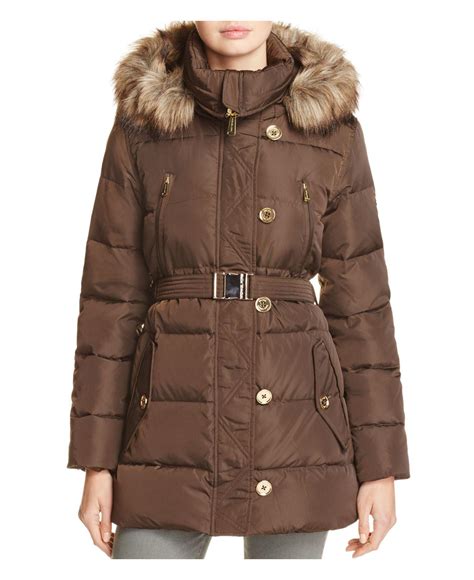 puffer jacket women's michael kors|michael kors ladies padded coats.